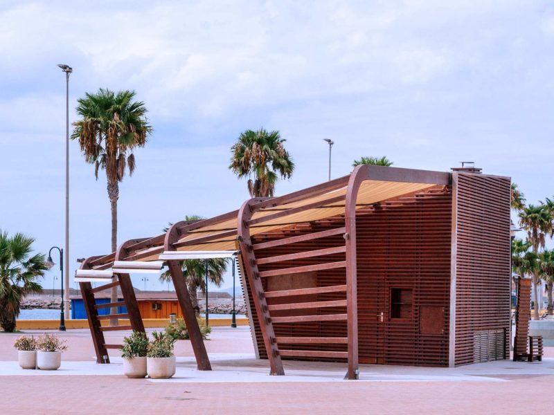 Chiringuito La Moraga, de arquitectura paramétrica en Adra, Almería.