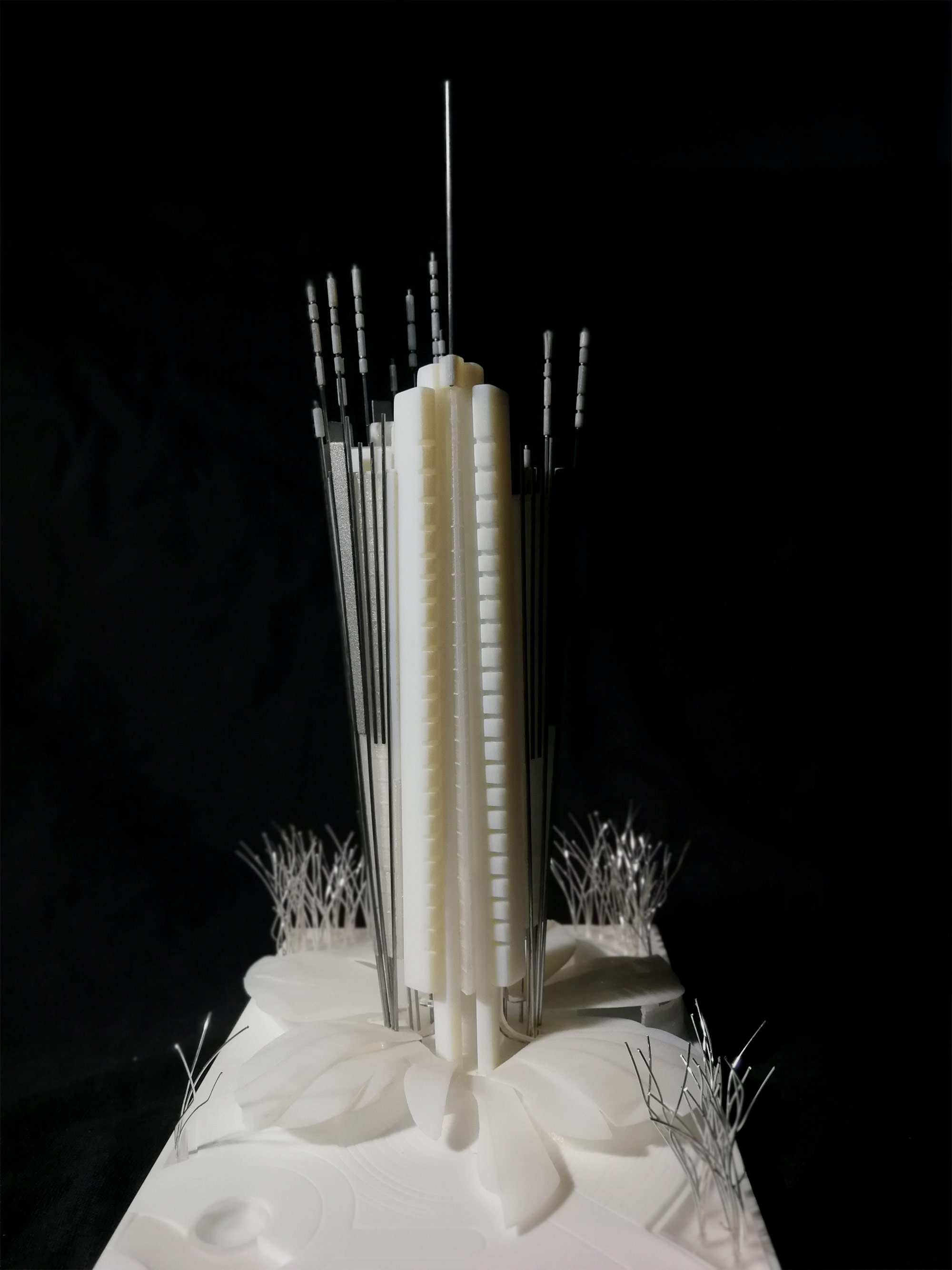 Maqueta de arquitectura realizada con fabricación digital por EXarchitects para Andrés Perea, Elena Suárez y Rafael Torrelo Arquitectos