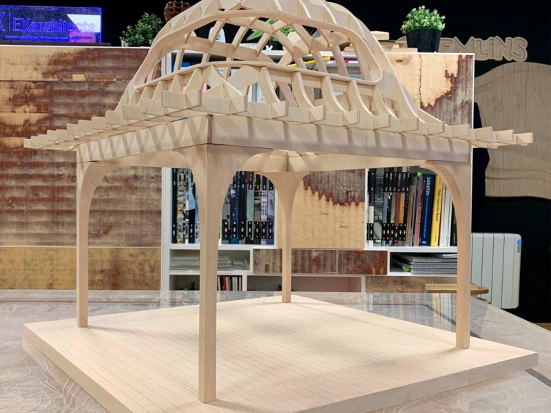 Maqueta constructiva fabricada por EXarchitects para Foster & Partners