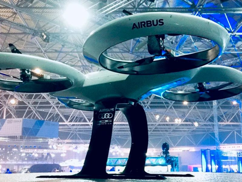 Dron Airbus y Altran, mecanizado en EXarchitects