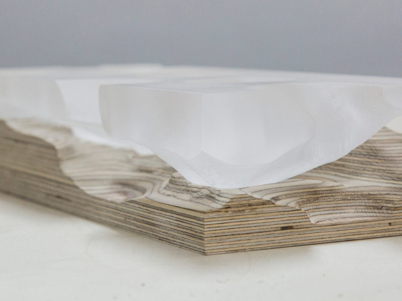 Maqueta del proyecto Haitzuloa, realizada con fabricación digital