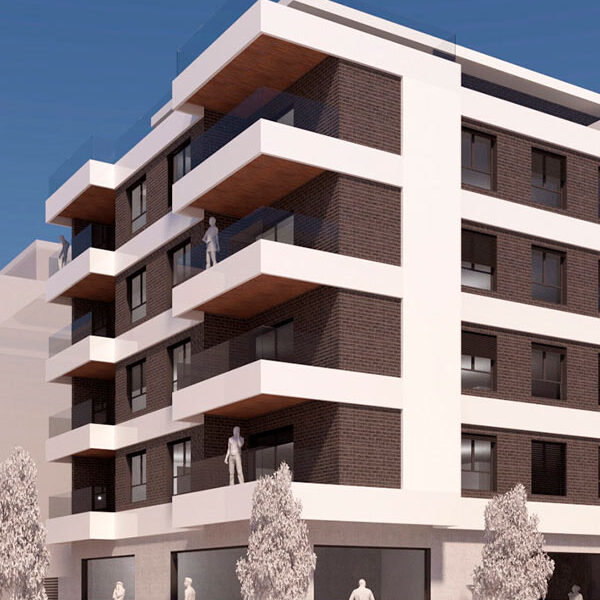 Edificio residencial en calle El Mundo 15 en Adra, diseñado EXarchitects