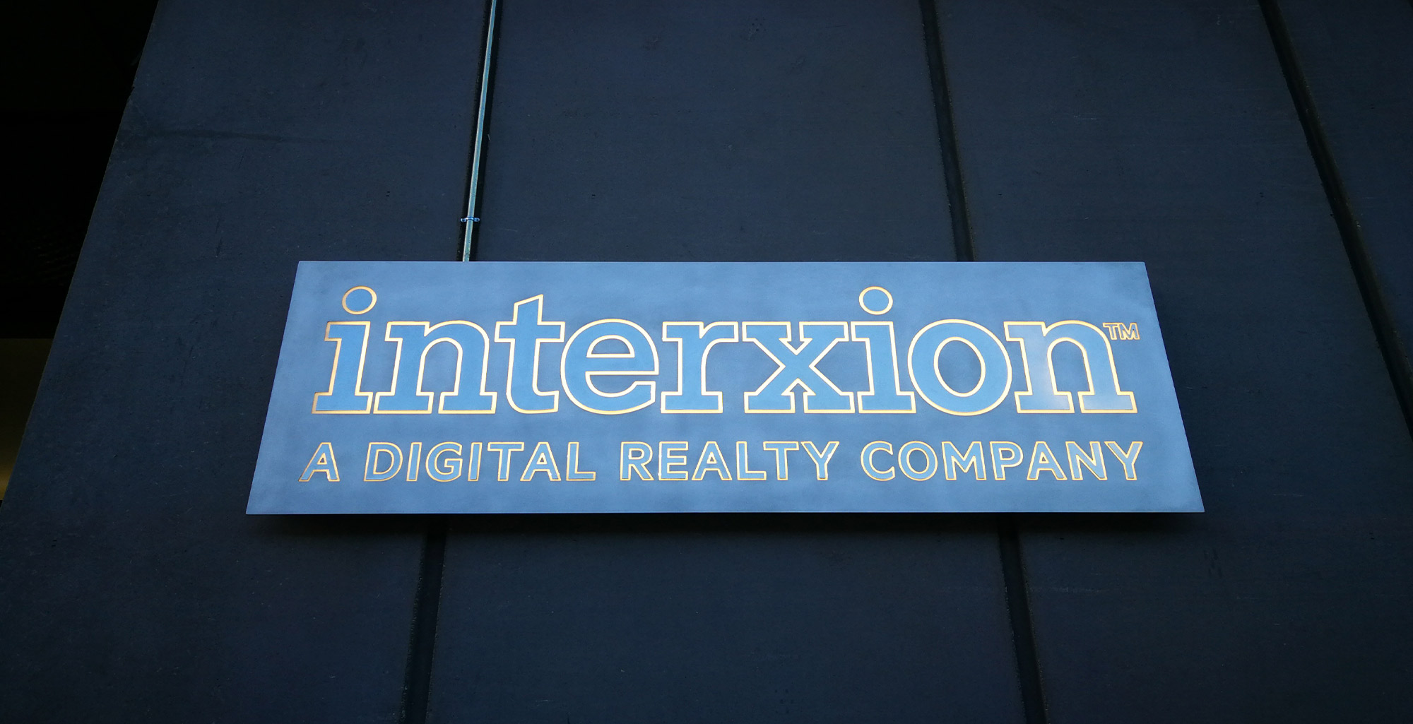Interxion outdoor sign
