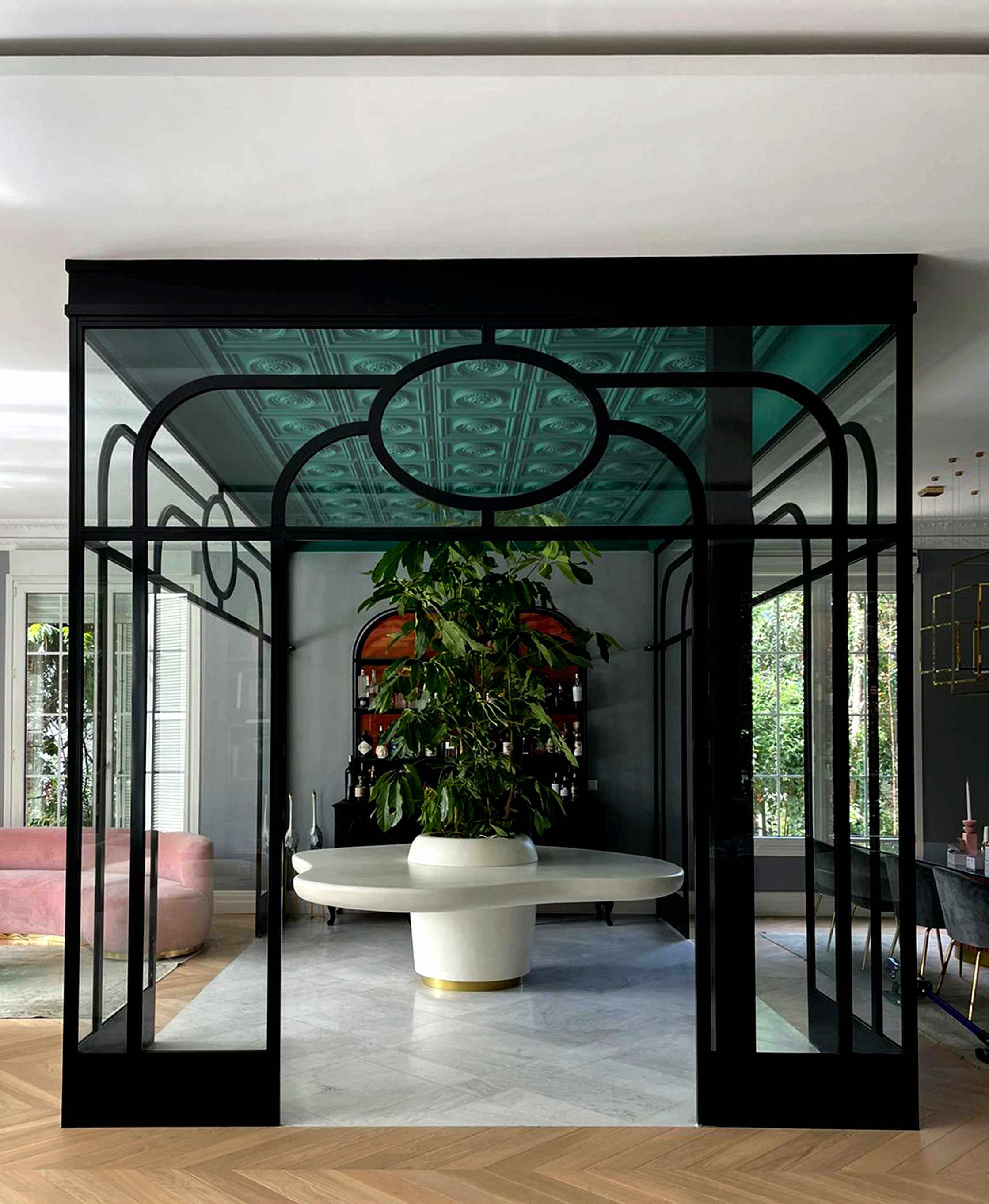 Mesa paramétrica para Marta Banus. EXarchitects_ fabricación digital avanza.