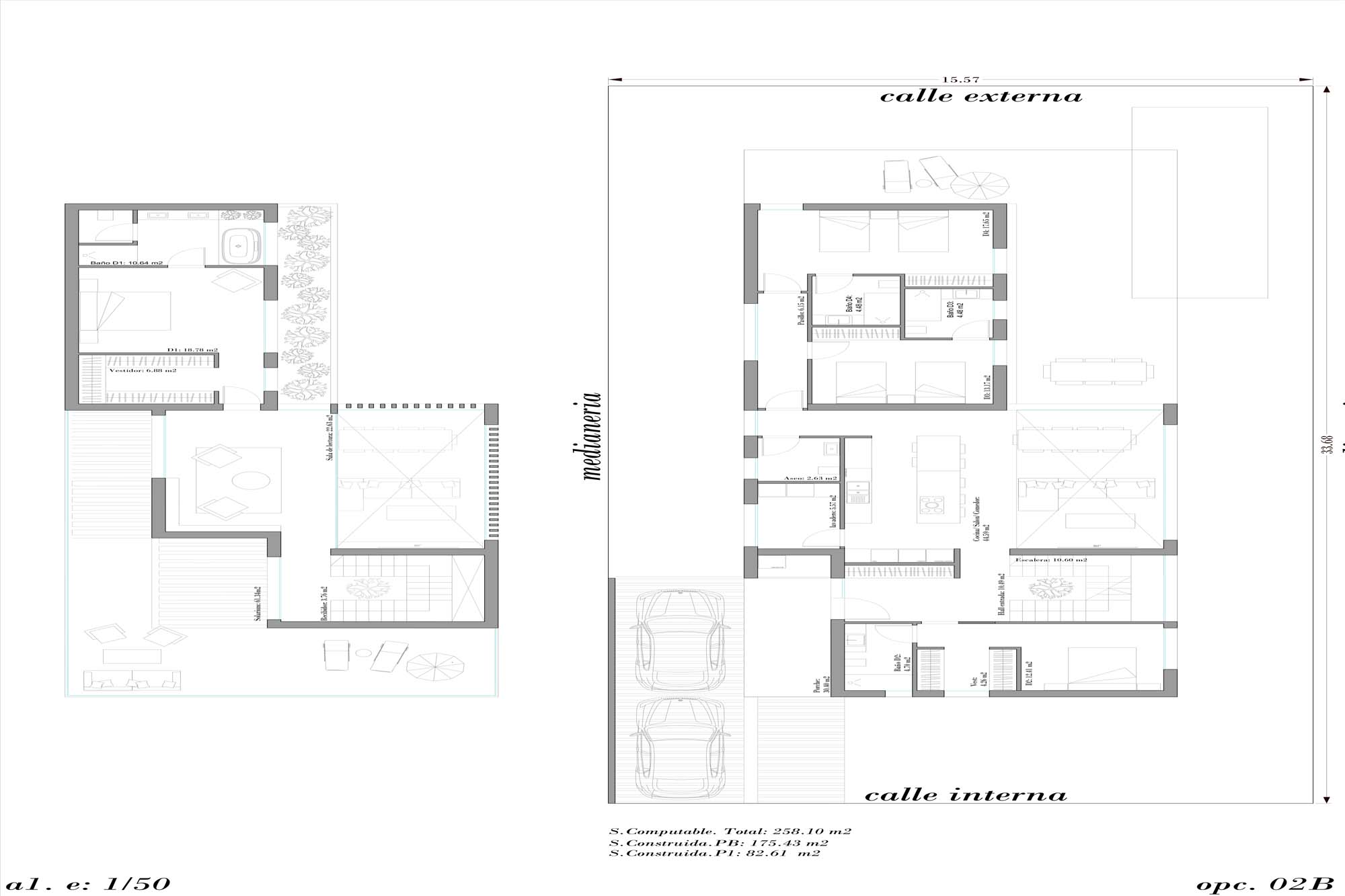 Conjunto residencial contemporáneo en Mojácar (Almería) con viviendas pareadas de líneas blancas, vegetación integrada y vistas al Mediterráneo, diseñado por EXarchitects.